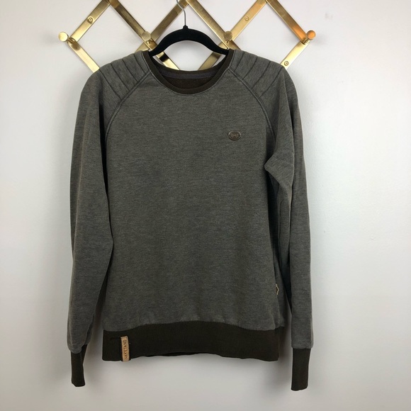 Naketano Sweatshirt with Quilted Shoulder - Picture 1 of 11